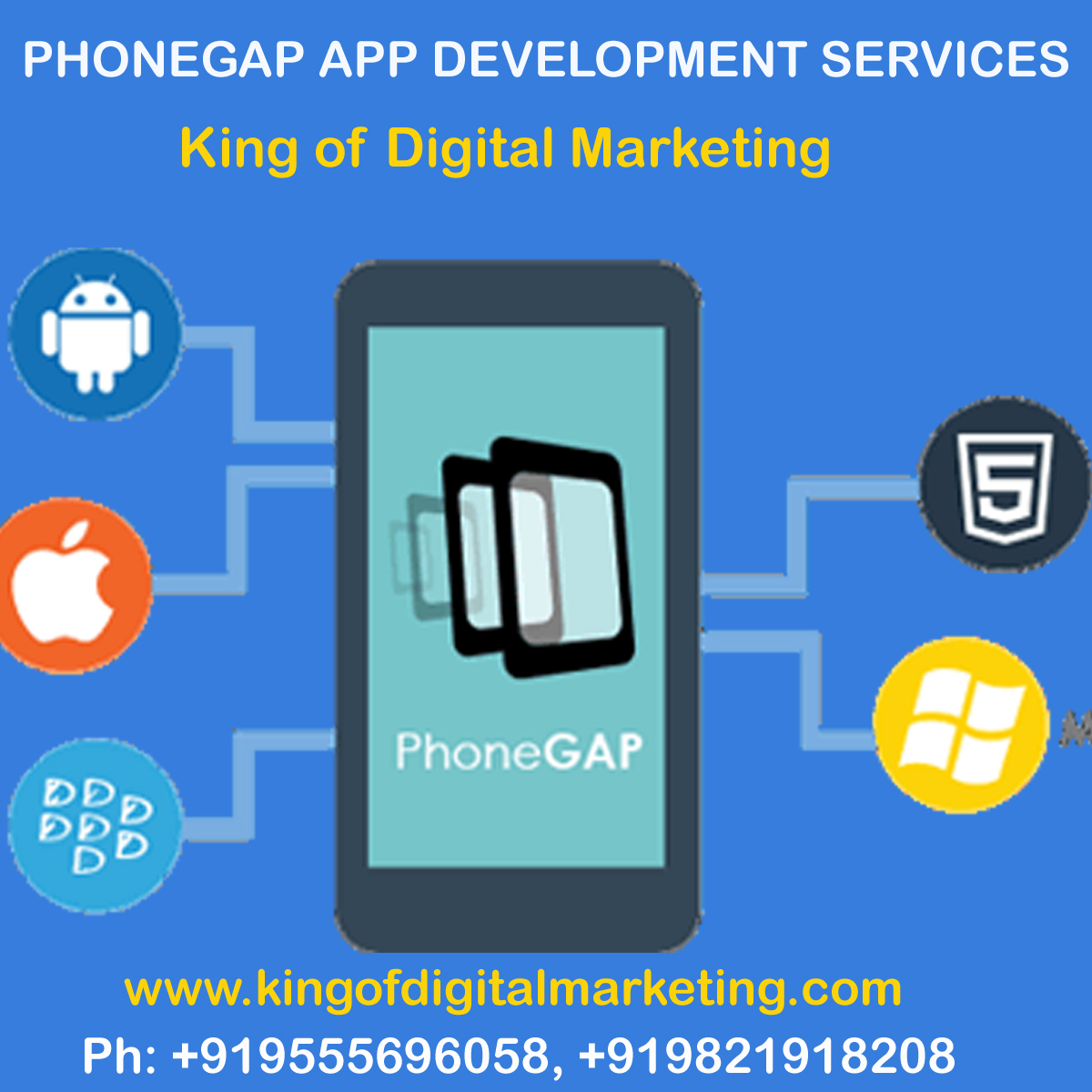 PhoneGap Mobile App Development Services Company in Delhi